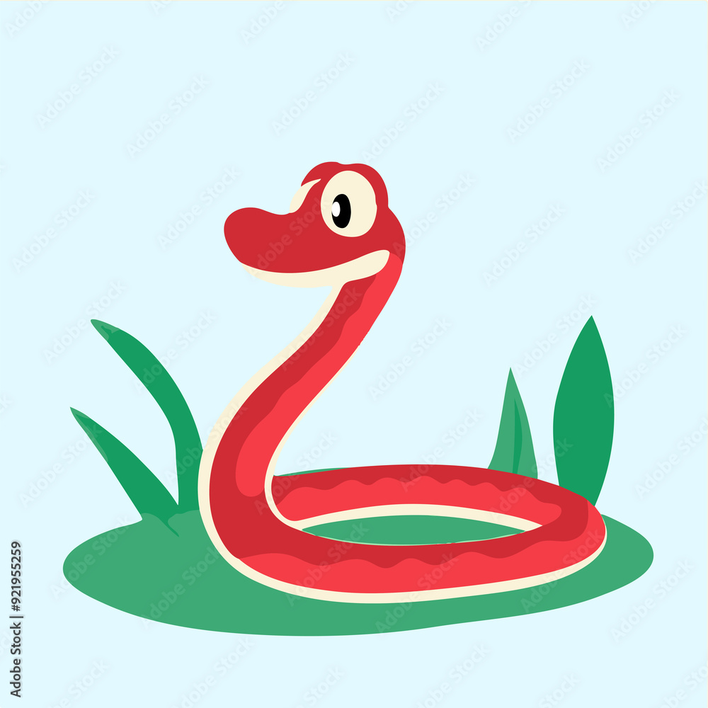 Fototapeta premium Wąż ilustracja