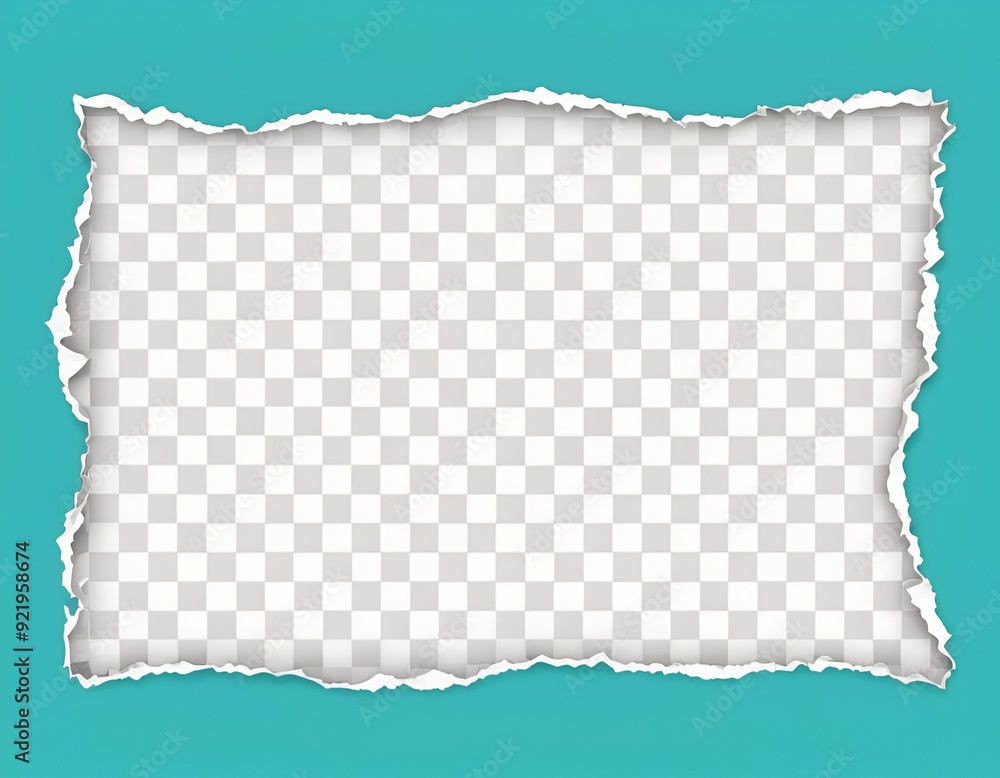 Torn paper style frame design background. Torn paper style frame design background.