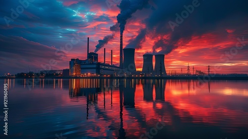 the thermal power plants  photo