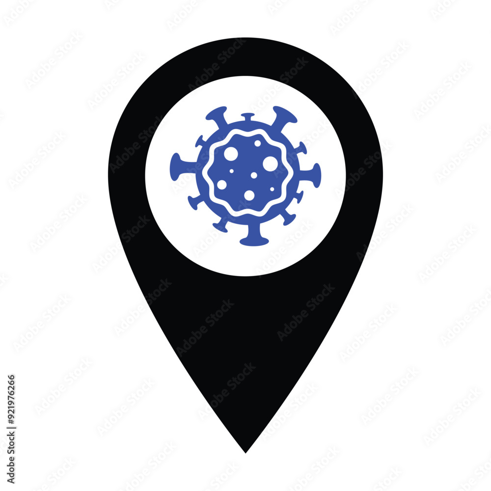 Corona Location Icon Corona Location Icon