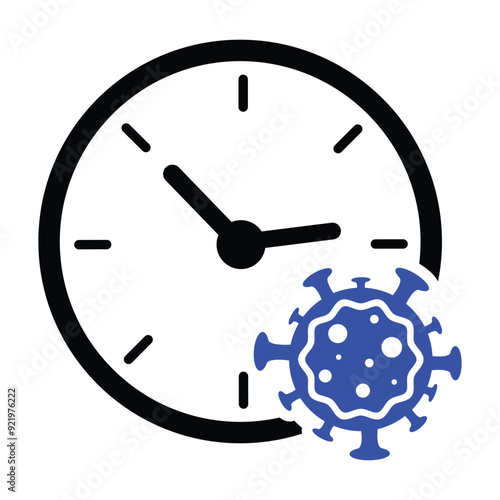 Virus Pandemic Time Icon