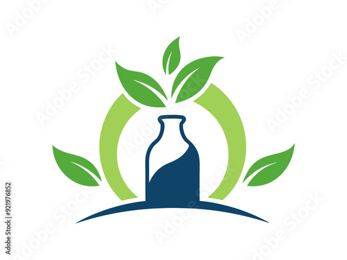 plant milk vector