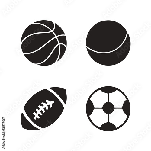 set of sports balls