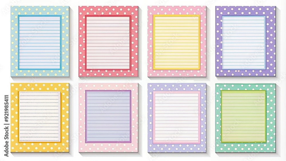 Colorful pack of cute memo pads stationery set, pack, post it, memo pad, paper, cute, stationery, colorful, office supplies Colorful pack of cute memo pads stationery set, pack, post it, memo pad, paper, cute, stationery, colorful, office supplies