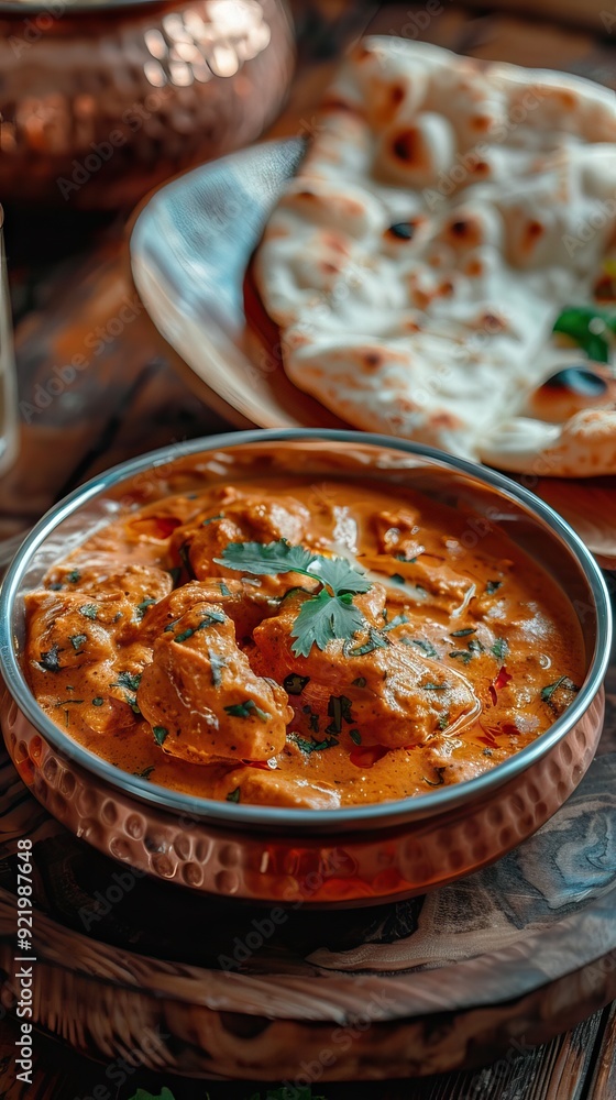 Coq au vin - French dish of chicken, baconm mushrooms and vegetables braised with red wine. AI generated illustration