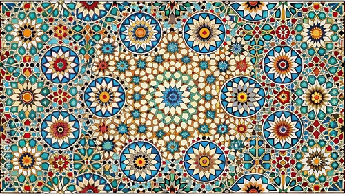 Moroccan tile seamless textured design , moroccan, tile, seamless, pattern, texture, design, cultural