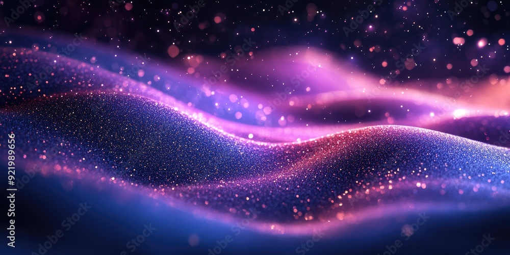 Abstract Glittering Purple and Blue Background Abstract Glittering Purple and Blue Background