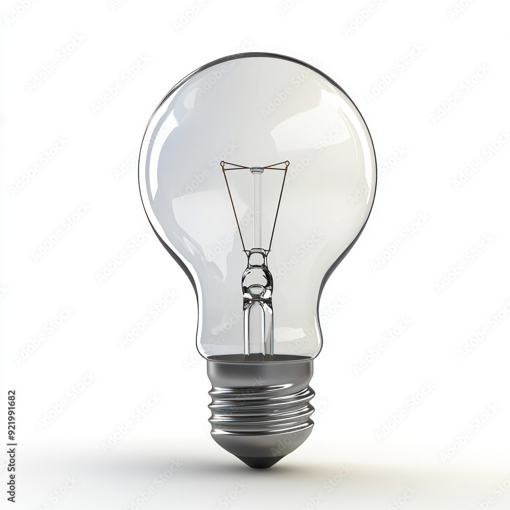 Lightbulb in white background Lightbulb in white background