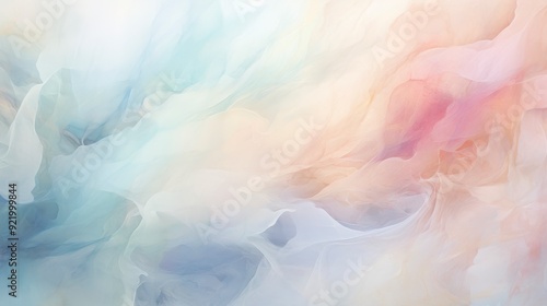 A soft, abstract background featuring gentle pastel colors and flowing textures.