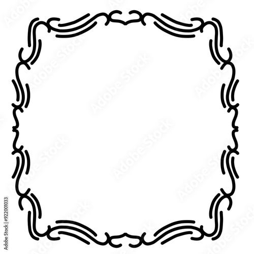 Vintage elegant frames collection. Decorative vintage frames for design. Decorative ornament border frames