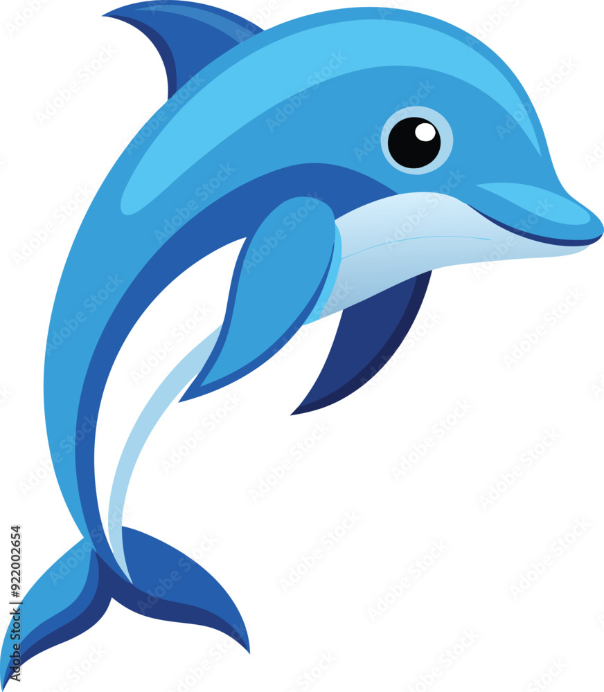 Obraz premium Dolphin Vector Art 