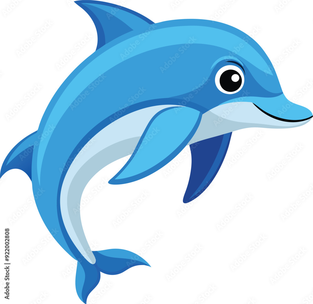 Fototapeta premium Dolphin Vector Art 