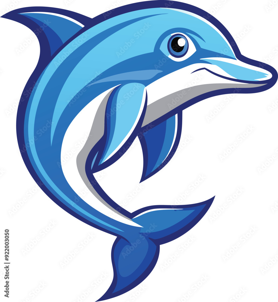 Obraz premium Dolphin Vector Art 