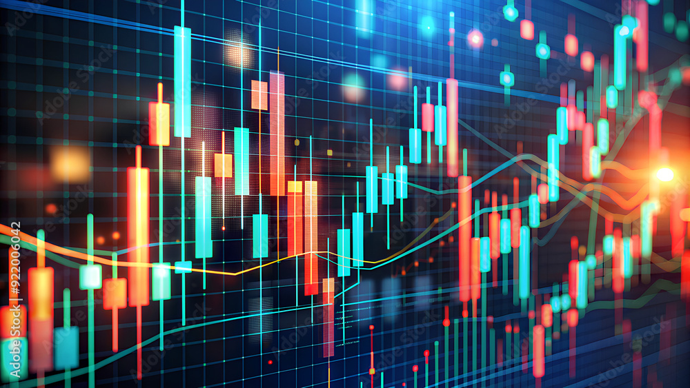 Candlestick Chart Exchange Finance Market Data Graph Candlestick Chart Exchange Finance Market Data Graph