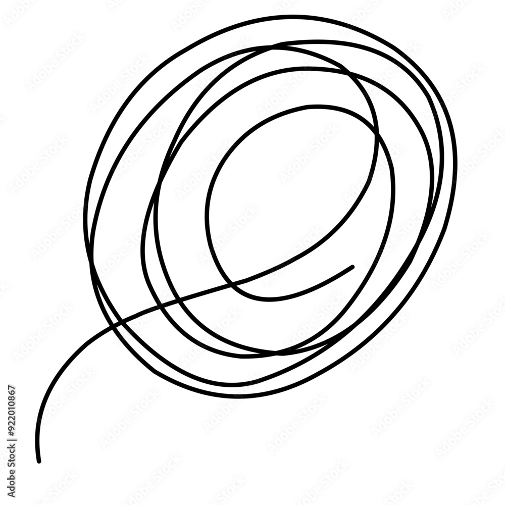 Thread scribble circle frame. Black line abstract scrawl sketch. Vector illustration of chaotic doodle shapes. Thread scribble circle frame. Black line abstract scrawl sketch. Vector illustration of chaotic doodle shapes.