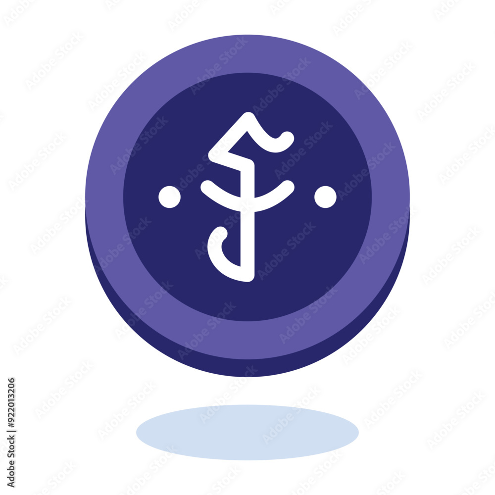 Flat Popular currency symbol set. Currency icons vector illustration Flat Popular currency symbol set. Currency icons vector illustration