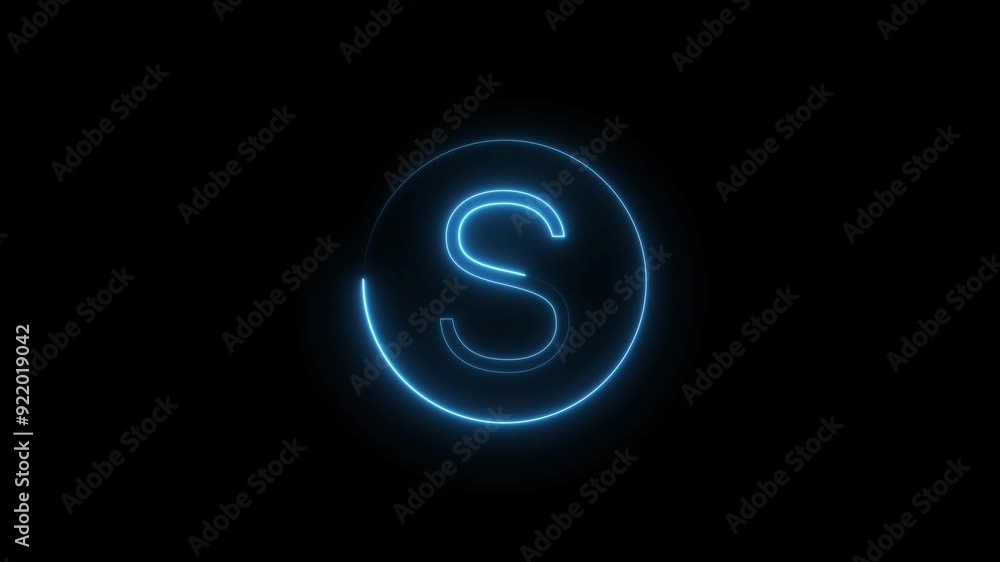 Abstract Neon Effect Alphabet Symbol Uppercase Appear after some time. Trendy Glow Lighting Neon Letter An imation-4K Video. Abstract Neon Effect Alphabet Symbol Uppercase Appear after some time. Trendy Glow Lighting Neon Letter An imation-4K Video.