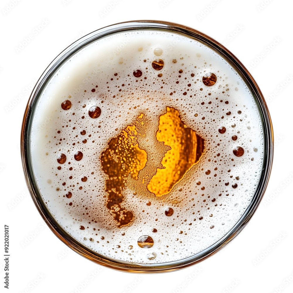 Pouring Amber Colored Beer Liquid with Frothy Foam against Transparent Background Pouring Amber Colored Beer Liquid with Frothy Foam against Transparent Background