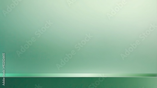 Abstract Green Gradient Used for Product Display