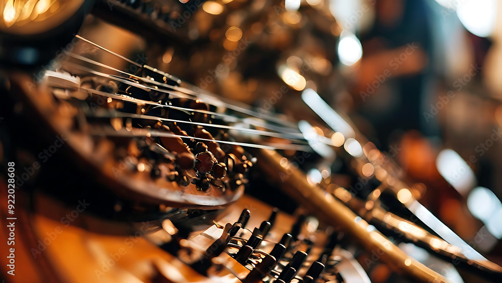 Fototapeta premium Musical instruments playing 
