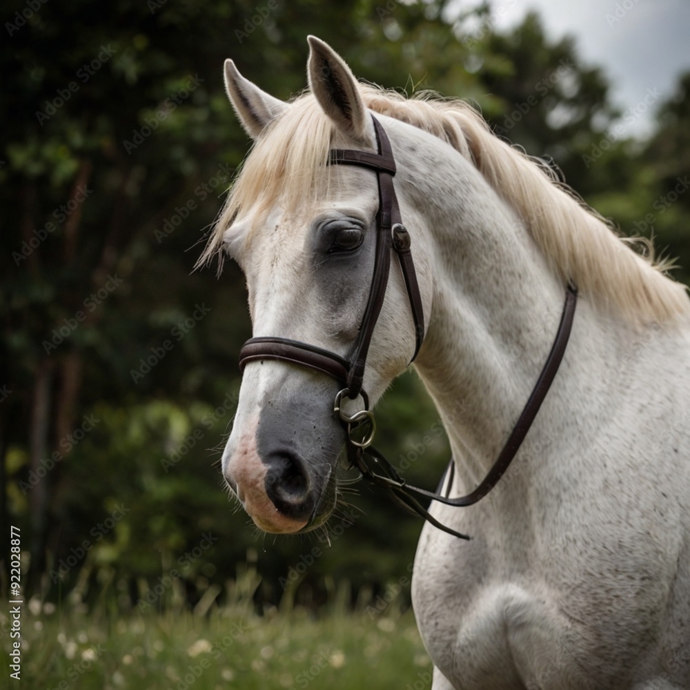 portrait of a horse, horse, white horse portrait of a horse, horse, white horse