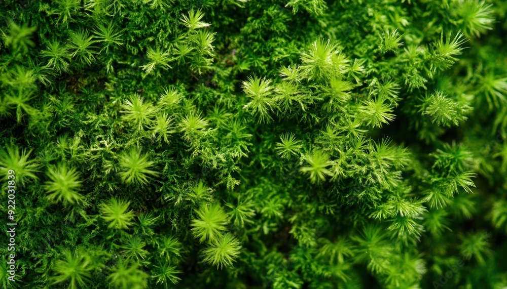 Close-up of vibrant green moss thriving in a natural environment during daytime Close-up of vibrant green moss thriving in a natural environment during daytime