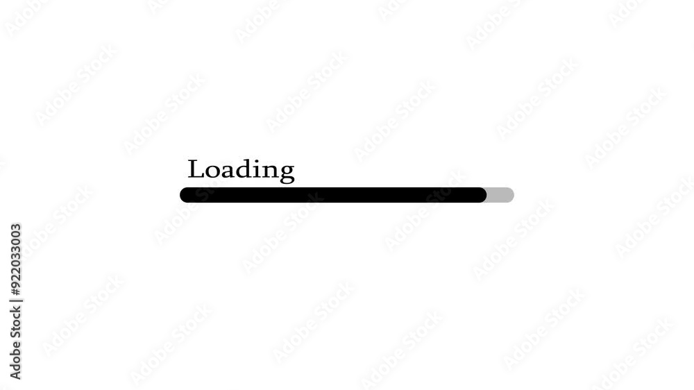 Loading bar downloading progress animation Loading bar downloading progress animation