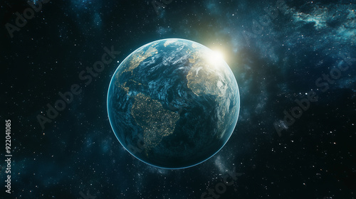 our planet seems like a fragile gem in the boundless universe, reminding us of our shared cosmic journey.