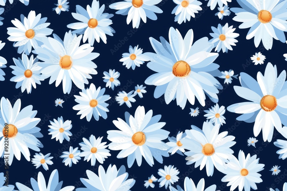 Daisy pattern flower nature. Daisy pattern flower nature.