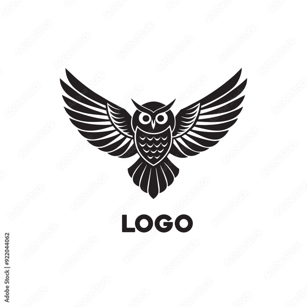 Obraz premium owl with wings