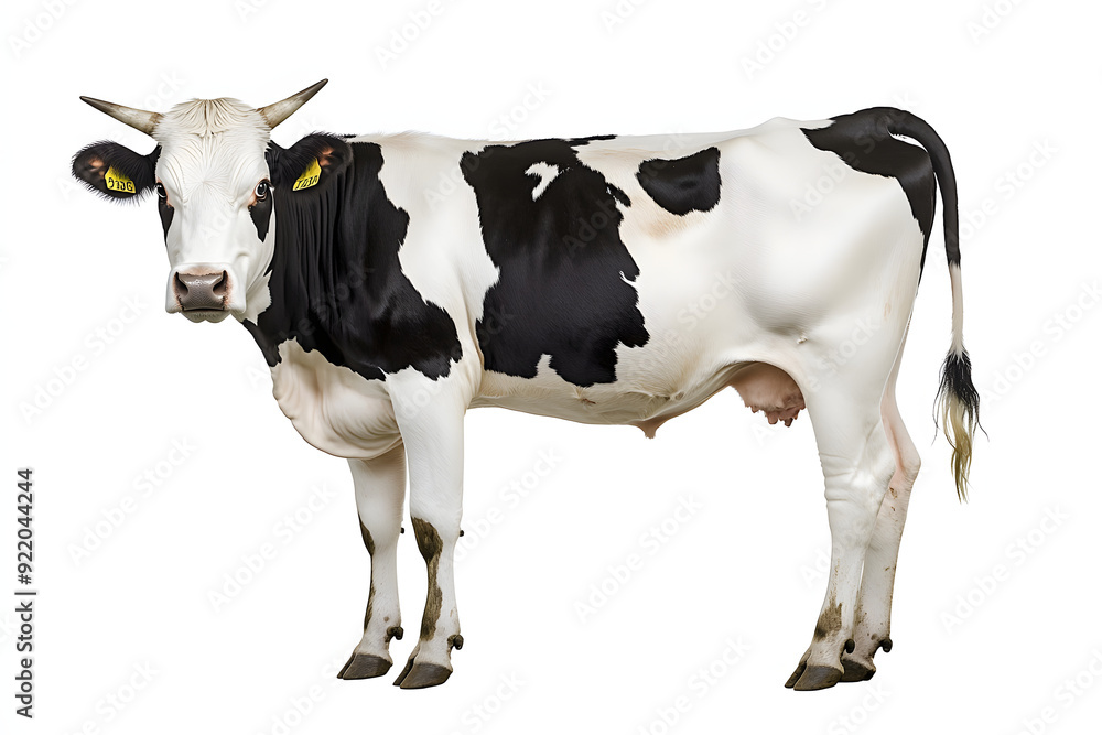 cow standing isolate on white background cow standing isolate on white background