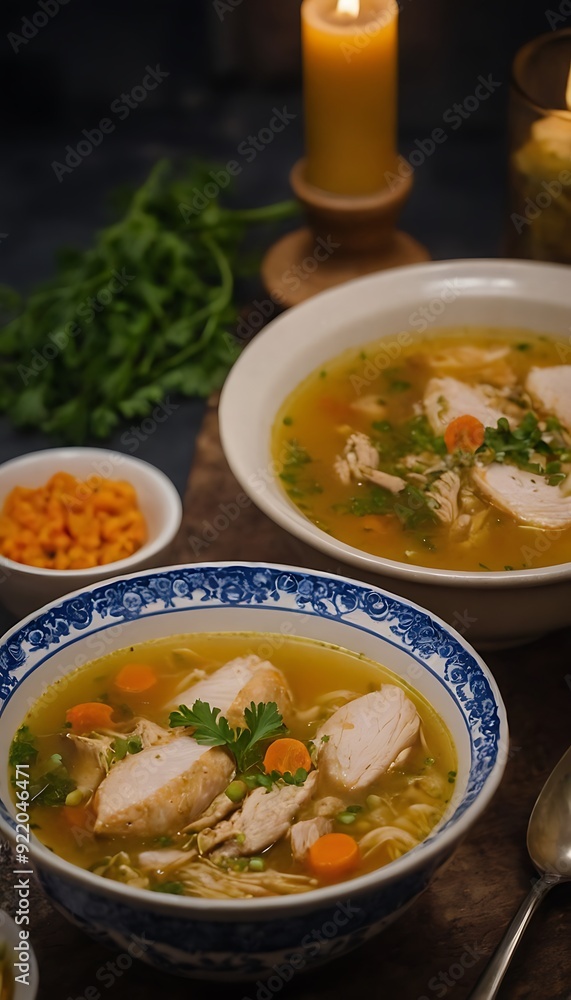 Chicken Soup or Chicken Manchow soup, Healthy and Refreshing starter Chicken Soup or Chicken Manchow soup, Healthy and Refreshing starter