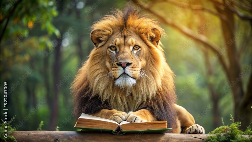 Fototapeta premium portrait of a lion