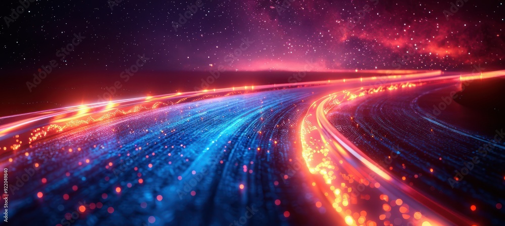 Abstract Cosmic Highway Abstract Cosmic Highway