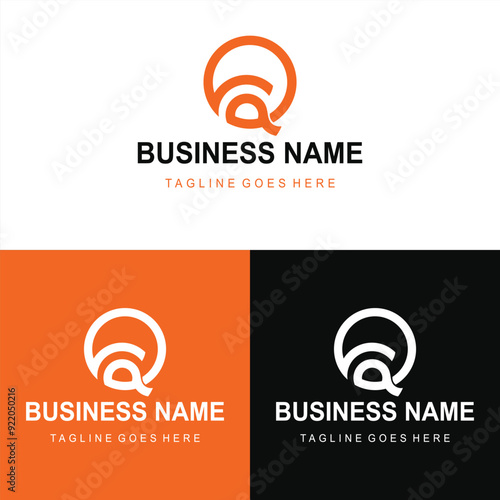 Letter Q Big Logo Pack Design Creative Modern logos design for your business Vector Brand name illustration