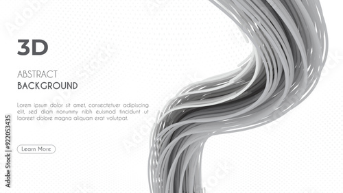 Fluid poster cover with modern ultraviolet color. Dark purple abstract geometrical template with blend shapes.
