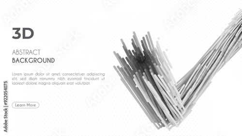 Fluid poster cover with modern ultraviolet color. Dark purple abstract geometrical template with blend shapes.
