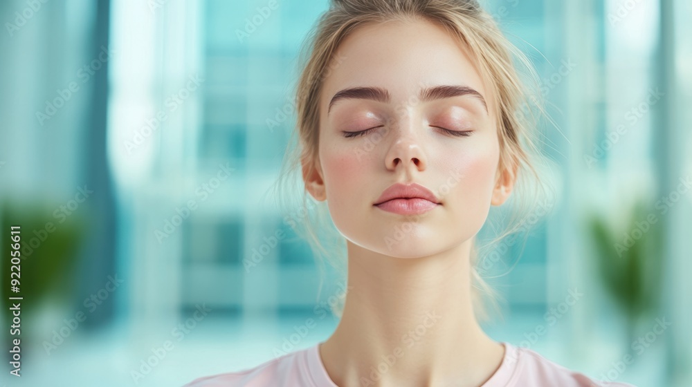 A female leader, in a casual setting, enjoys a yoga session with colleagues, prioritizing self care and well being in a holistic approach to leadership. A female leader, in a casual setting, enjoys a yoga session with colleagues, prioritizing self care and well being in a holistic approach to leadership.
