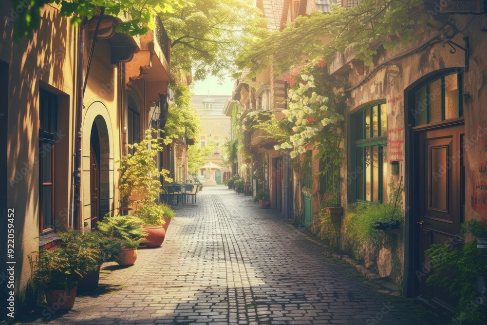 Obraz premium Street outdoors city architecture.