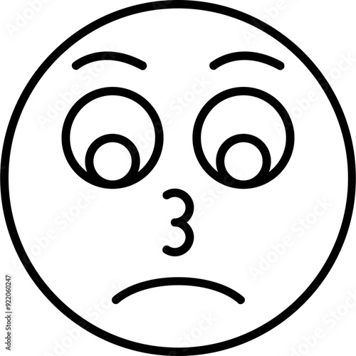 Disappointment Vector Icon Design