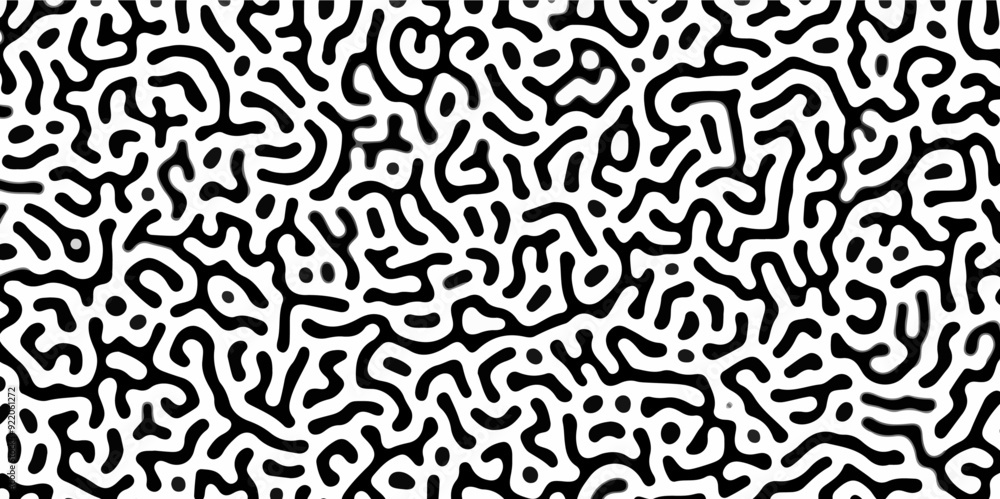 Abstract seamless turing pattern minimal organic geometric white background. black bold line abstract pattern Transparent monochrome striped texture, seamless pattern, modern stylish texture. Abstract seamless turing pattern minimal organic geometric white background. black bold line abstract pattern Transparent monochrome striped texture, seamless pattern, modern stylish texture.