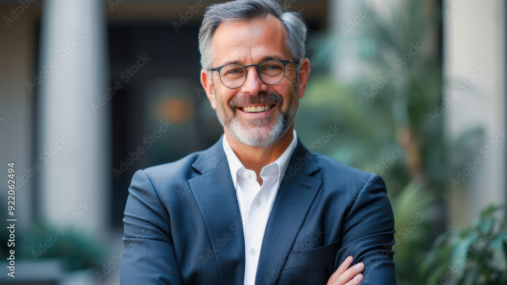 Fototapeta premium Portrait of a confident businessman