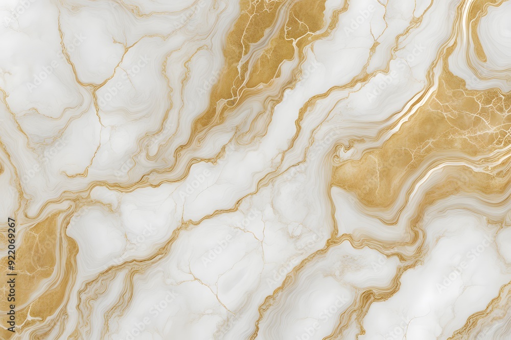 A luxurious gold marble pattern with subtle white veining, AI Generated A luxurious gold marble pattern with subtle white veining, AI Generated