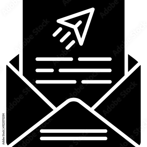 Send Mail Vector Icon Design