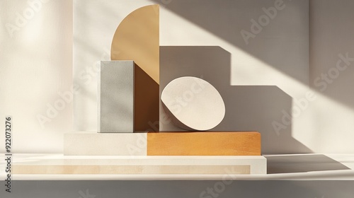 A white background with a white square and a white triangle