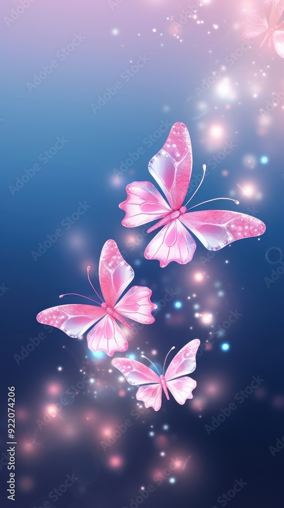 Cute butterfly dreamy wallpaper outdoors pattern nature.