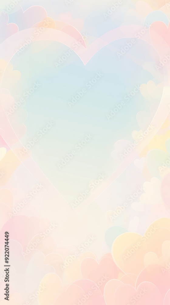 Blurred gradient rainbow backgrounds heart heart shape. Blurred gradient rainbow backgrounds heart heart shape.