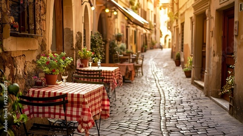 Finding the Perfect Name for Your Italian Restaurant stock photo , generative ai