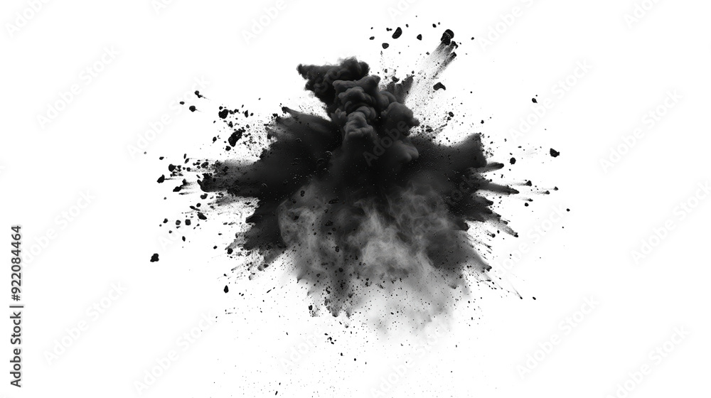 Black Ink Explosion isolated on transparent background
Black Ink Explosion isolated on transparent background