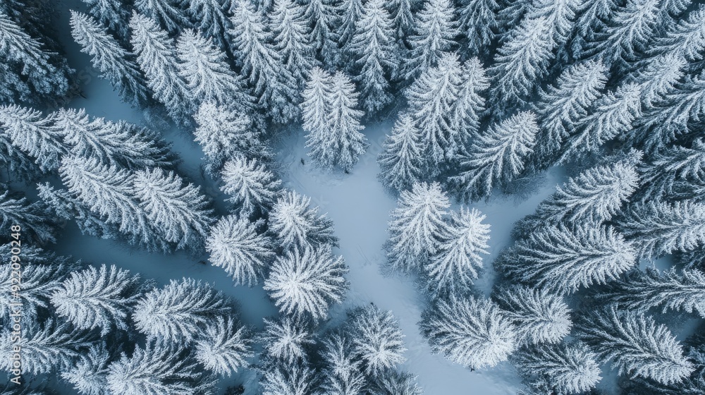 Frozen evergreens Frozen evergreens